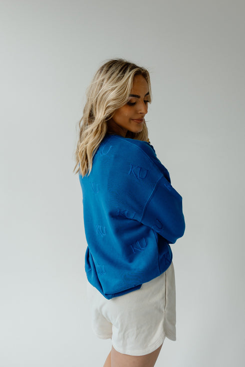 Kansas Ritter Repeat Lantern Sleeve Crew